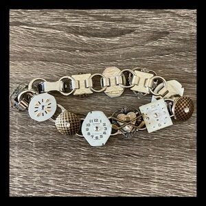 Golf lover bracelet heart country club watch face Lovecore sporty athletic gift